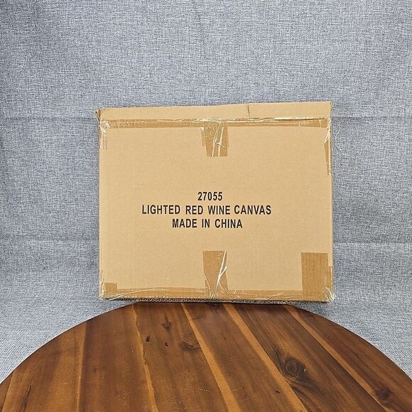 New Northlight LED Flickering Wine Grapes Candles Canvas Wall Art 11.75"x15.75" - Picture 6 of 6